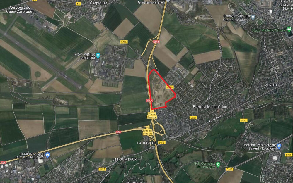 Vente Terrain TERRAIN A BATIR BRETTEVILLE SUR ODON - 410 m2 - Lot 207 Bretteville sur odon