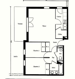  Appartement � vendre 3 pi�ces 64 m�