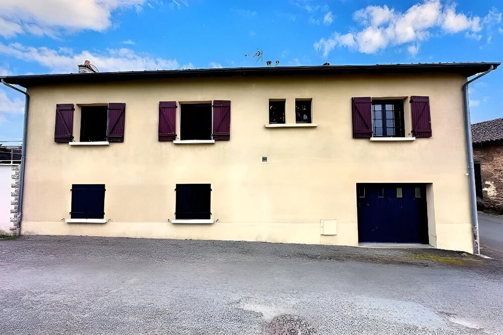 Vente Maison Maison de 123m² sur sous-sol avec 4 chambres sise sur un terrain de 342m². Chassenon