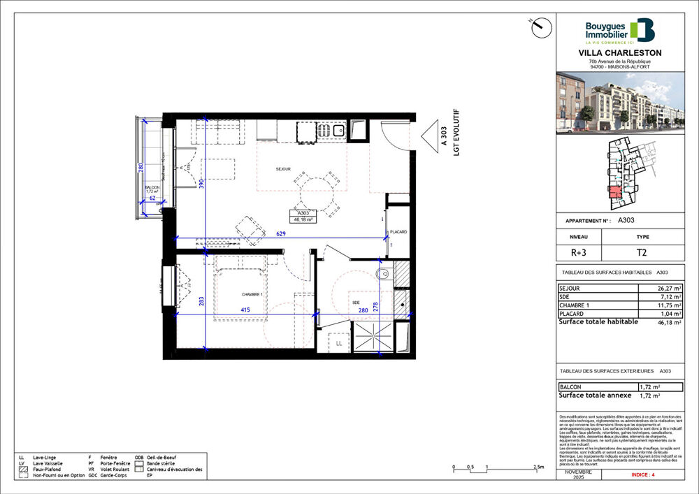 Vente Appartement Appartement Maisons Alfort 2 pièces 46.18 m2 Maisons alfort