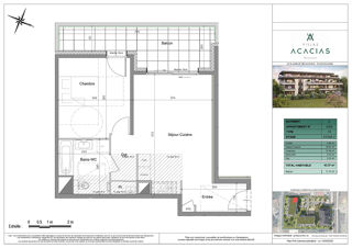  Appartement � vendre 2 pi�ces 46 m�