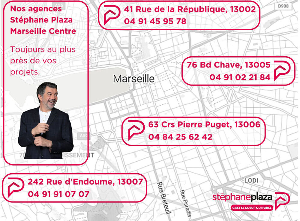 Vente Appartement Appartement Marseille 2 pièce(s) 39,78m2 Marseille 12