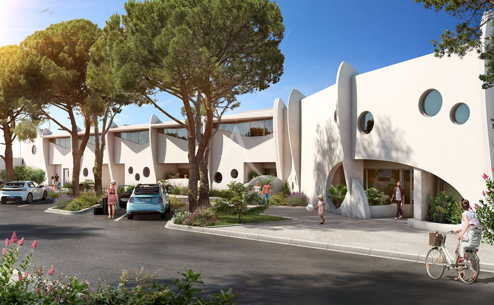 La grande motte, résidence neuve de tourisme du T1 au T3 avec terrasse et parking à 150 mètres de la mer