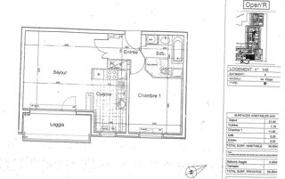  Appartement � louer 2 pi�ces 48 m�