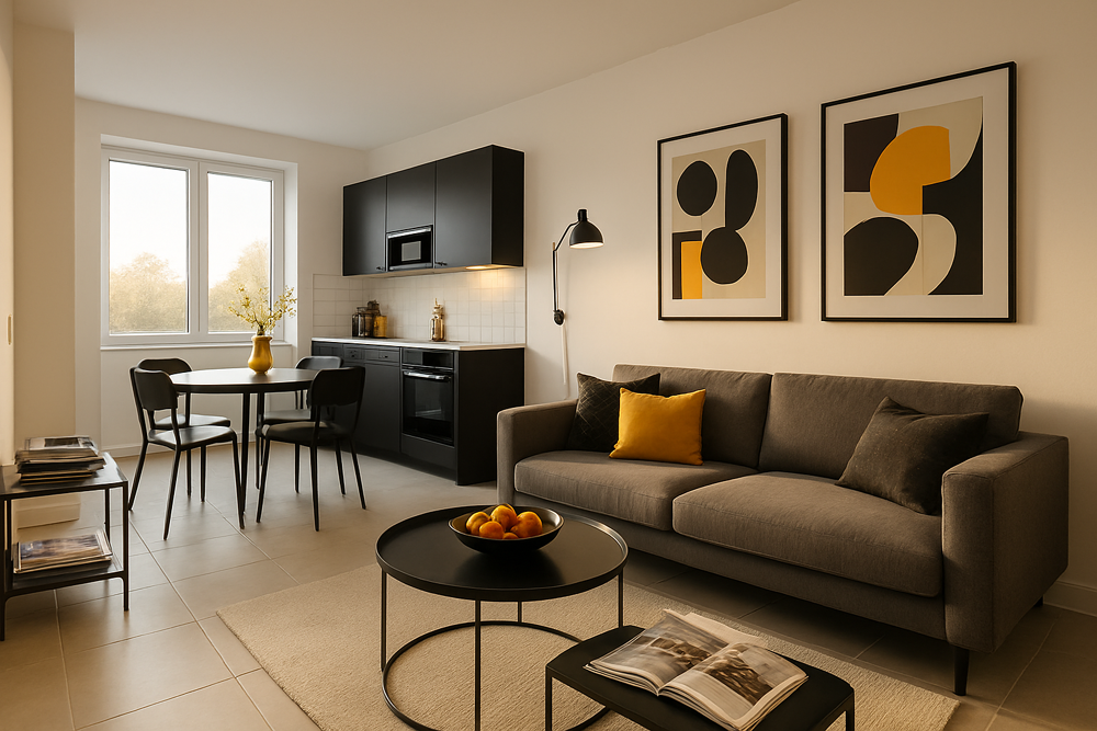 Appartement 2 pièces de 38 m2 (Mulhouse)