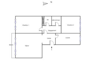  Appartement  vendre 3 pices 63 m