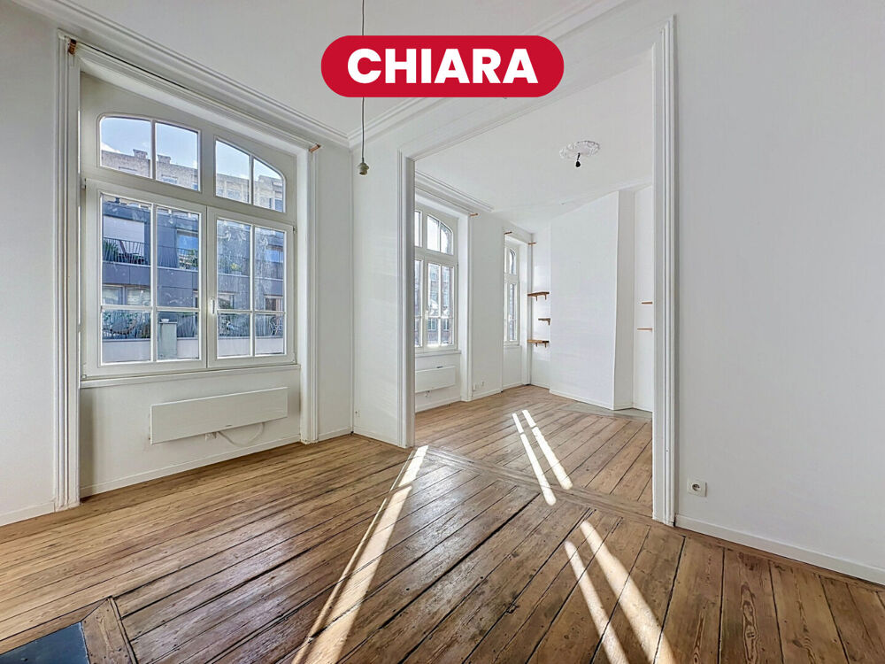 Vente Appartement LILLE CENTRE / CITADELLE / JARDIN VAUBAN / QUAI DU WAULT? Appartement T3 de 76 m² ? 2 chambres ? Cachet de l'ancien Lille