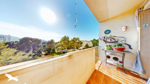   A VENDRE, Marseille 13009, Appartement traversant 3 pices de 65 m2 , balcon et cave avec vue au calme absolu. Appartement - 3 pice(s) - 65 m