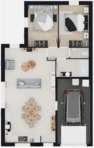  Maison � vendre 3 pi�ces 68 m�