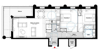  Appartement  vendre 3 pices 70 m