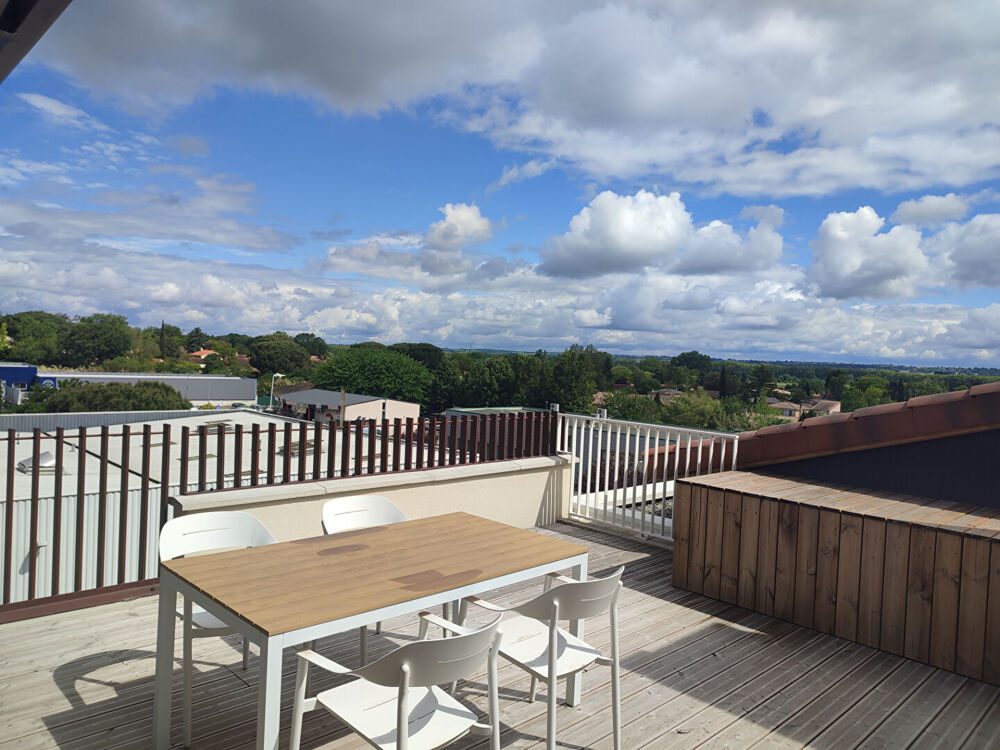 CASTANET-TOLOSAN ? T3 EN DERNIER ÉTAGE AVEC TERRASSE EXCEPTIONNELLE DE 33 M² ET 83 M² AU SOL