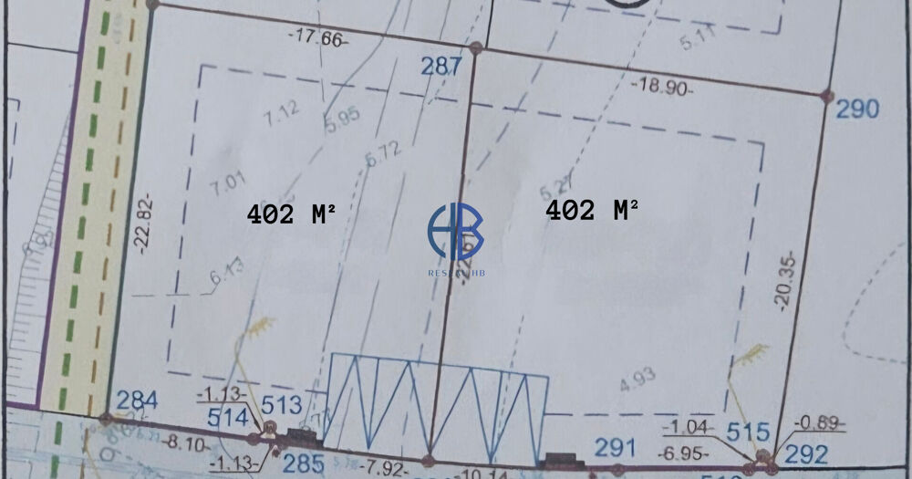 Vente Terrain 402 m² - Vue 5