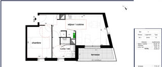  Appartement à vendre 2 pièces 43 m²