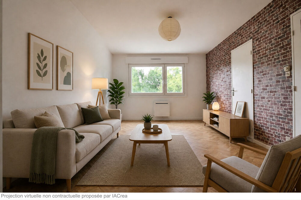 Vente Appartement Lomme Canteleu - T2 53 m2  - cave - parking  - métro Canteleu Lille