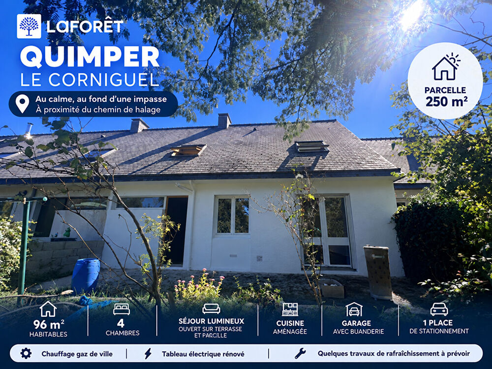 Vente Maison Maison Quimper 5 pièce(s) 96,9m2 Quimper