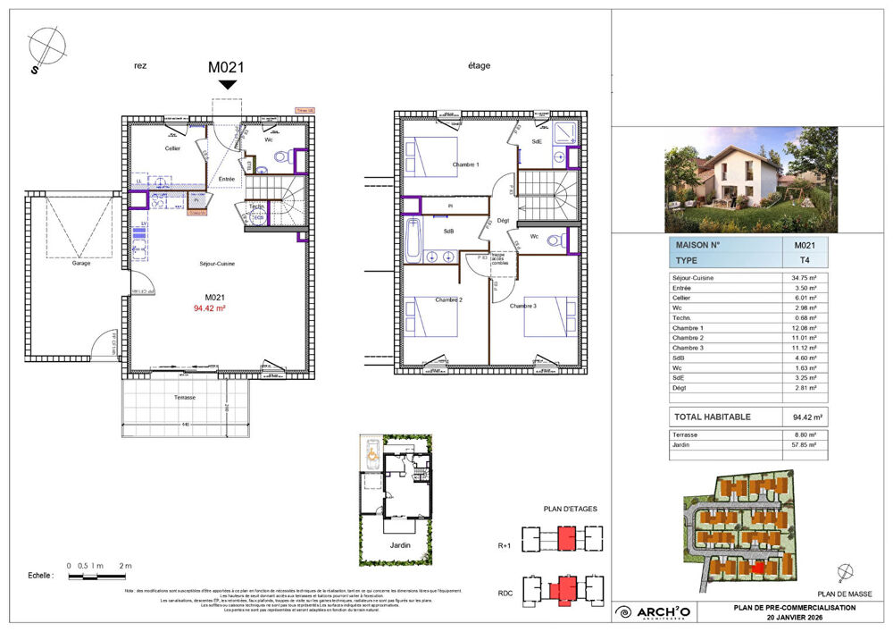 Vente Maison ALLINGES - Maisons 4 pièces - 94.42m² Allinges