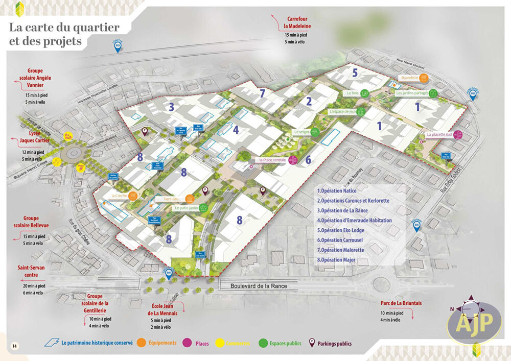 Programme neuf Saint Malo ! règlementation thermique RT 2012-20%, label bâtiment biosourcé niveau 1.