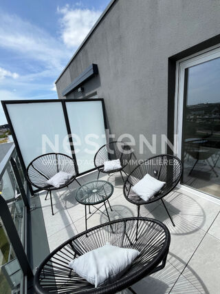 Location Appartement A louer, Vannes gare, appartement 2 pièces meublé 44.88 m2 avec parking Vannes