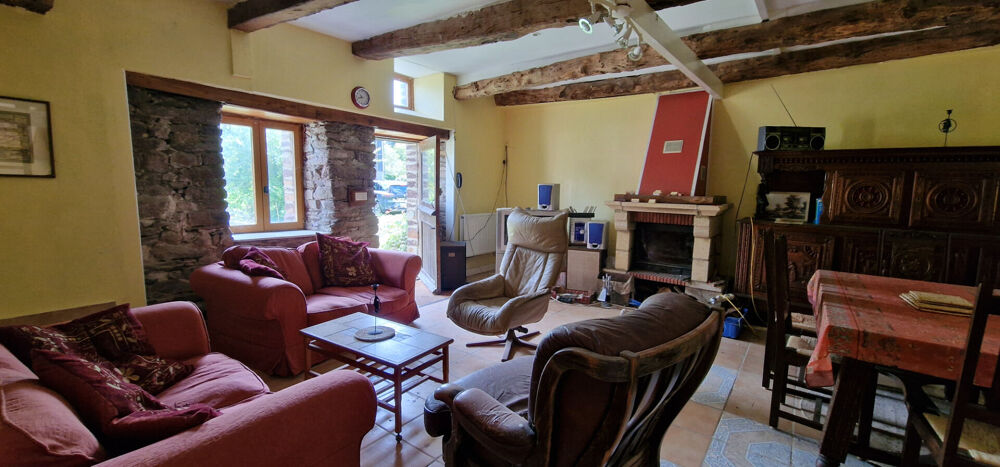 MORBIHAN Maison en pierre, 3 chambres avec maison en pierre attenante à rénover, grand jardin, parking, environnement calme