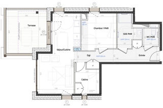  Appartement � vendre 2 pi�ces 57 m�