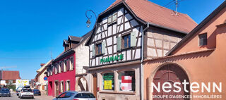 Vente Maison Maison comprenant commerce, appartement 3 pièces, garage ,177 m2 Soultz les bains