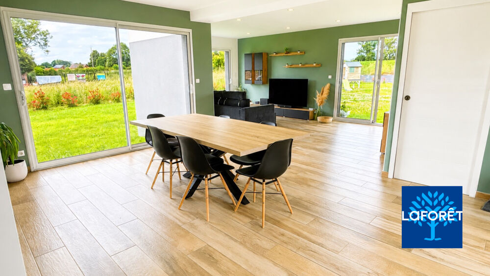 Vente Maison Plain-pied d'exception de 153 m²  Construction 2021  4 chambres  Vue sur les champs Vendegies sur ecaillon