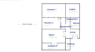  Appartement � vendre 4 pi�ces 100 m�