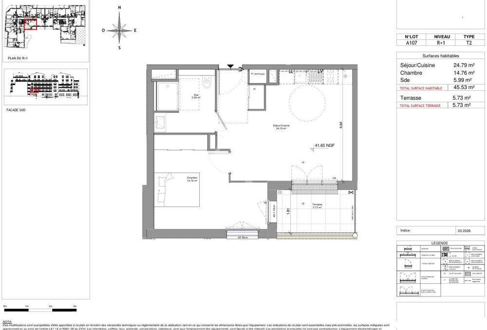 Vente Appartement A vendre T2 de 45,53 m² secteur Belle Beille à ANGERS Angers