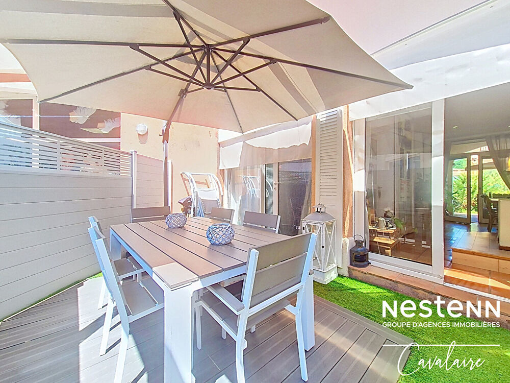 Port Cogolin - Appartement en rez-de-chaussée de 4 pièces d'environ 81 m2, 2 chambres , 2 terrasses 38 m³ total