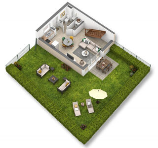  Maison � vendre 3 pi�ces 59 m�