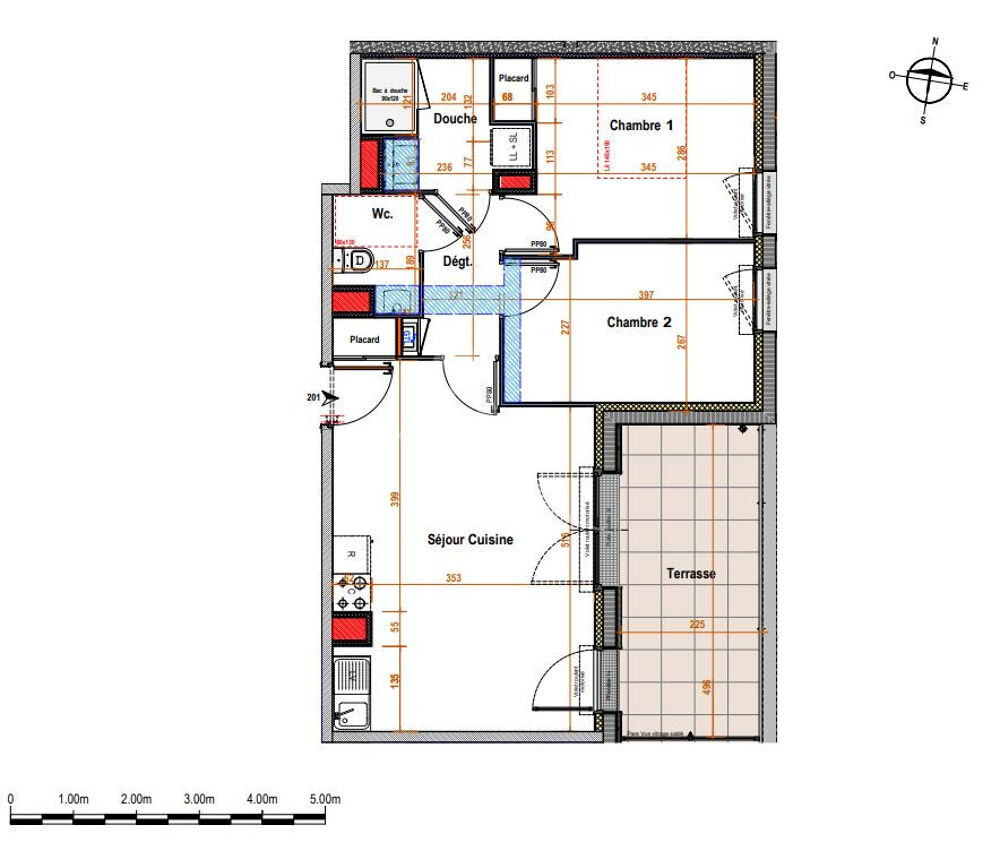 Vente Appartement Appartement Type 3  avec terrasse au calme Angers