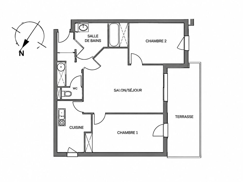 Appartement 3 pièces 67 m² · à Aubenas · 67 m² · 129 000 €
