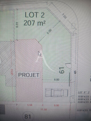  Terrain � vendre 198 m�