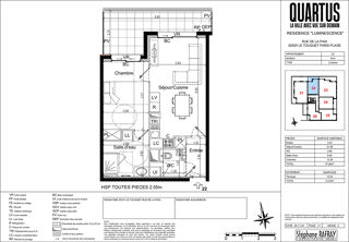  Appartement � vendre 2 pi�ces 47 m�