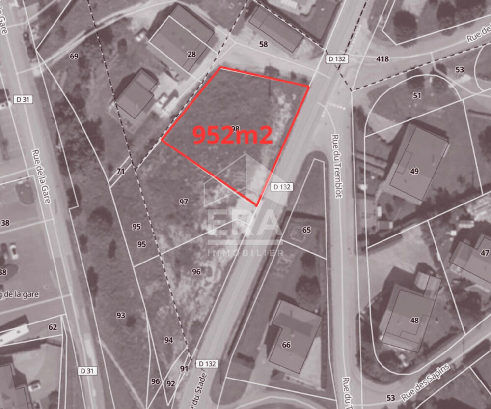 Vente Terrain Terrain Avoudrey 952 m2 Avoudrey