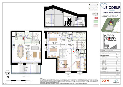   À vendre : Appartement 5 pièces avec vue montagne à La Plagne Tarentaise Appartement - 4 pièce(s) - 89 m²