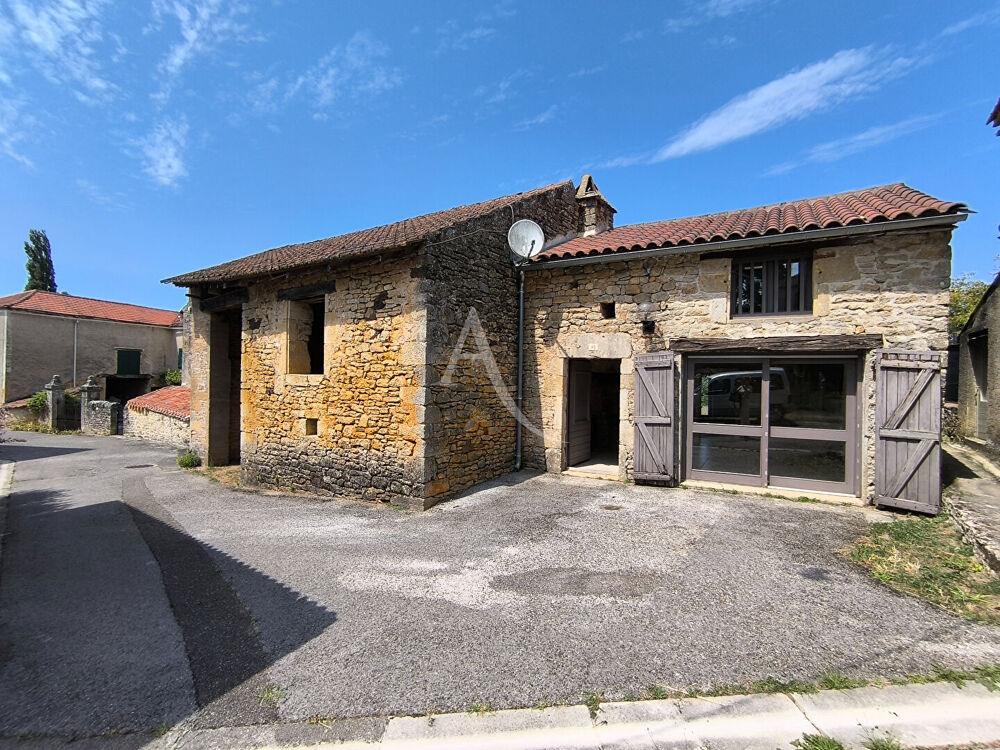 Maisons en pierre : 2 logements et 1 grange avec jardin à 10 minutes de Prayssac