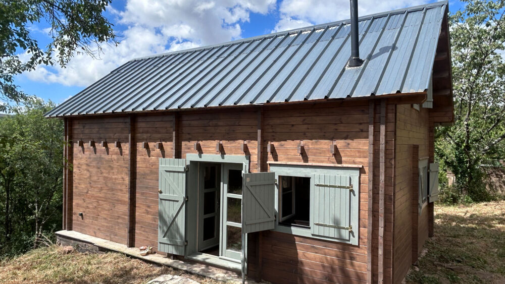 Vente Maison Chalet bois récent (2023) aux normes RT 2012  Calme absolu sur les hauteurs de Brousse-le-Château Brousse le chateau