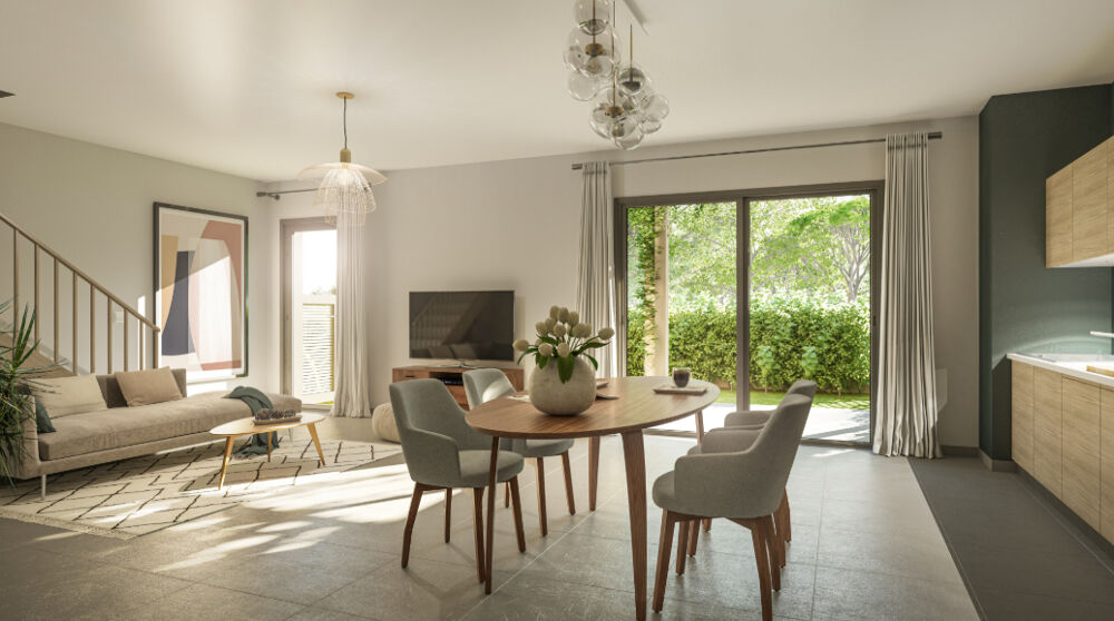 MAISON 3 PIECES A LUYNES AVEC JARDIN PRIVATIF, RESIDENCE INTIMISTE AVEC PISCINE