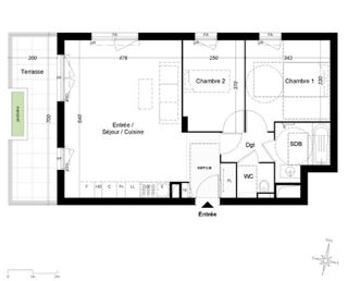  Appartement à vendre 3 pièces 65 m²