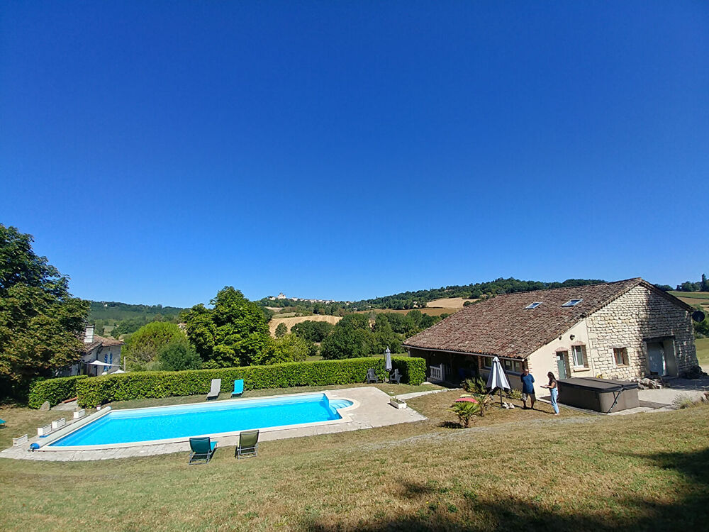 Maison + gîtes Castelnau Montratier
