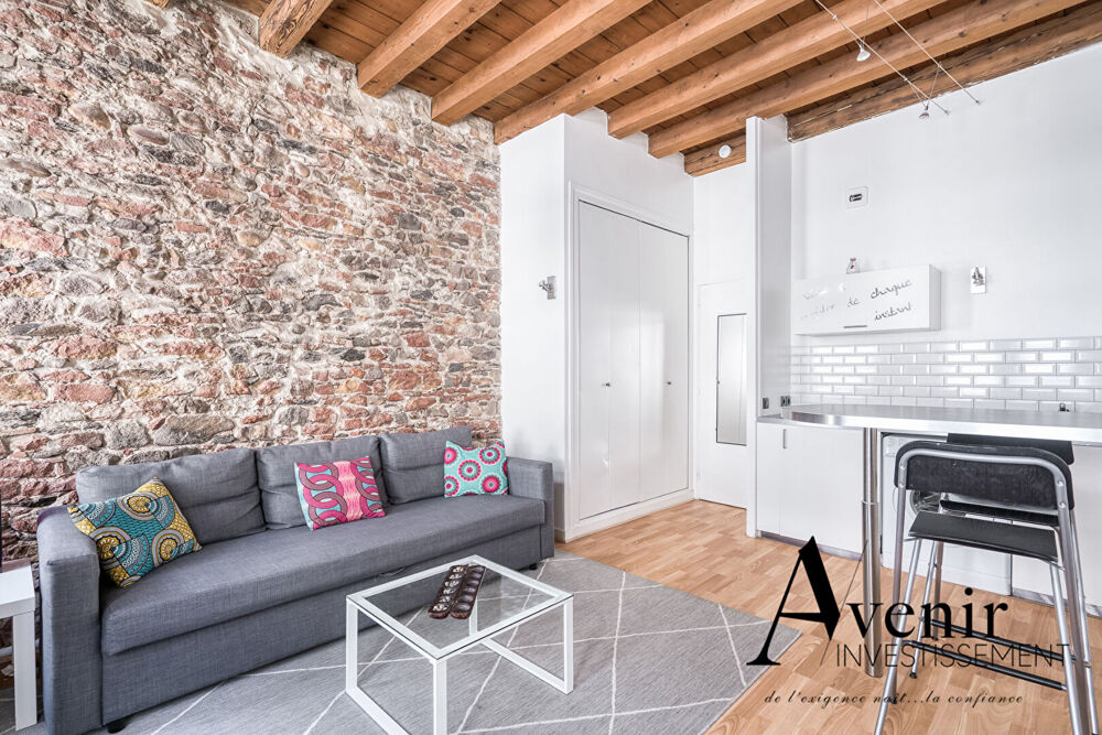 Vente Appartement Lyon 2 Jacobins - studio de 24m2 en étage élevé - cachet de l'ancien Lyon 2