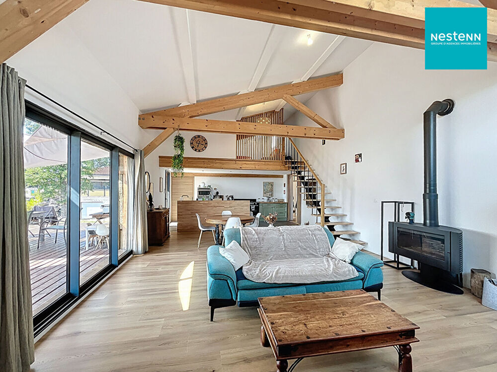 Vente Maison CHALAIN D'UZORE  (42600) : Maison contemporaine de 2022 - 135 m² habitables, vue imprenable sur les Monts du Forez Chalain d uzore
