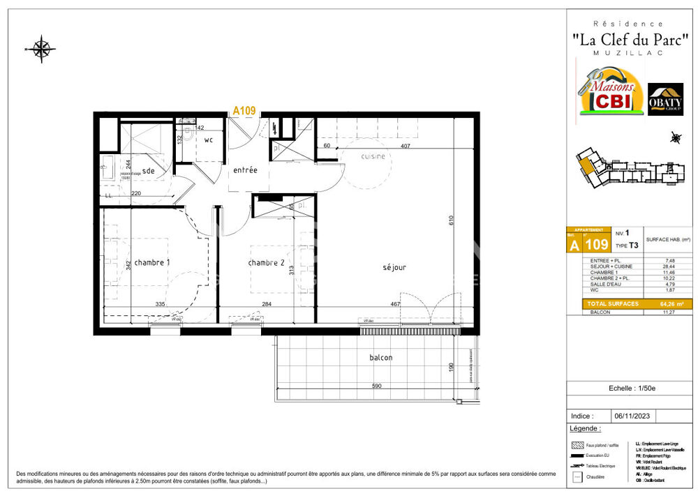 Vente Appartement Une opportunité rare à MUZILLAC - T3 neuf de 64.26 m²  à Muzillac Muzillac