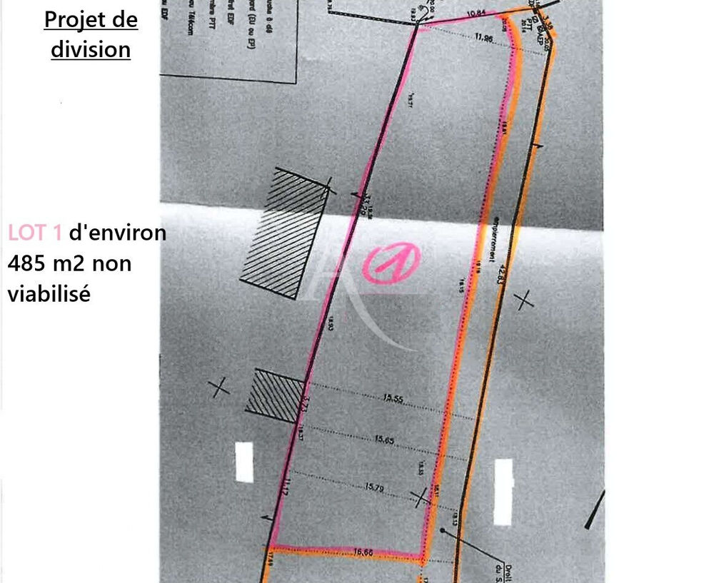 Vente Terrain Terrain Brem Sur Mer 485 m2 Brem sur mer
