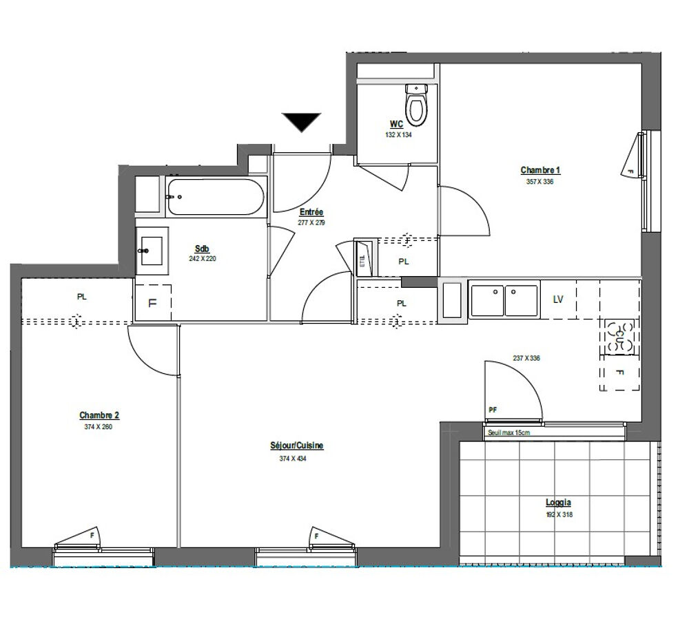 Vente Appartement Appartement 3 pièces Balcon Venissieux