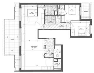  Appartement � vendre 4 pi�ces 108 m�