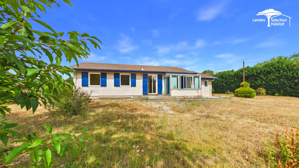 Maison contemporaine de plain-pied des années 80