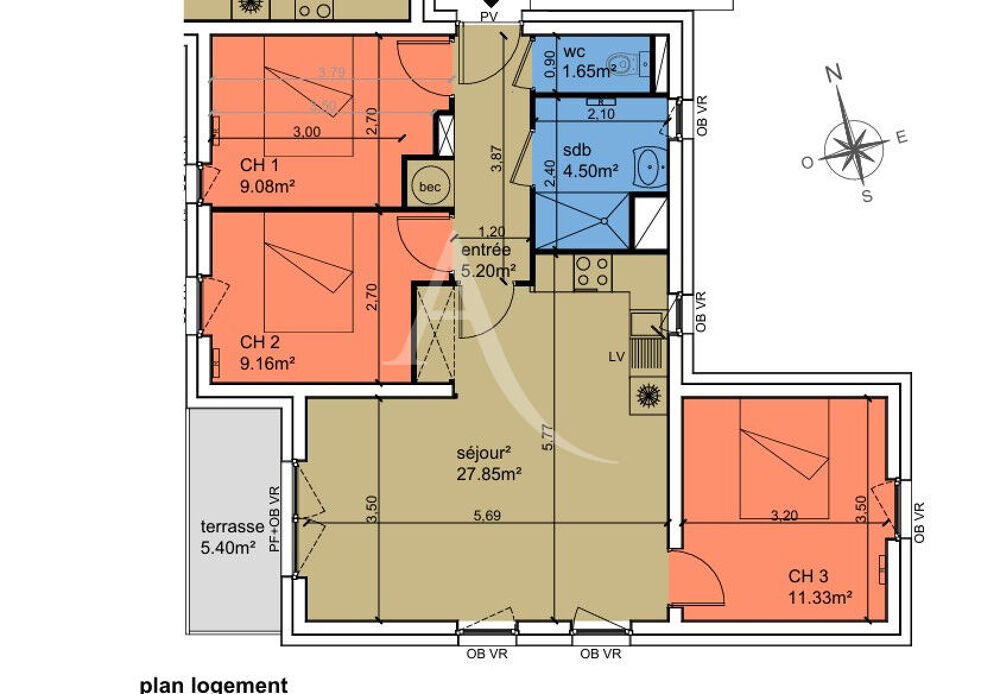 Vente Appartement LE CROTOY  - Proximité plage - Appartement T4 neuf Le crotoy