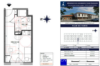  Appartement à louer 1 pièce 22 m²